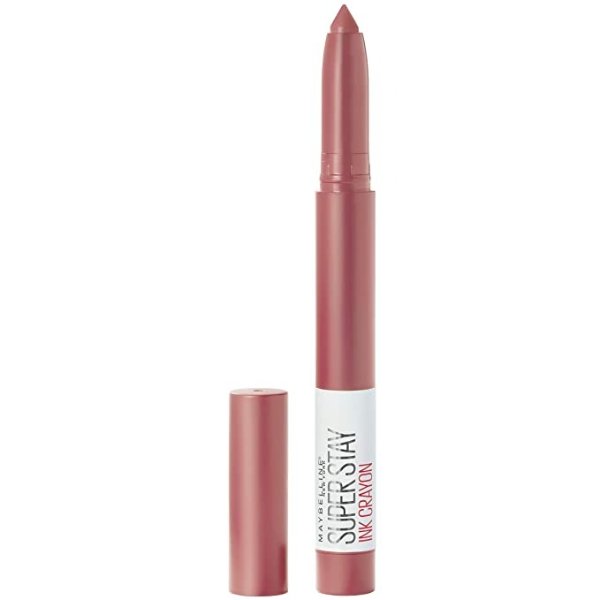 Maybelline SuperStay Ink Crayon Matte Longwear Lipstick With Built-in Sharpener, Lead The Way, 0.04 Ounce