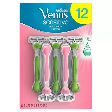 Venus Sensitive Disposable Razors (12 ct.) - Sam's Club