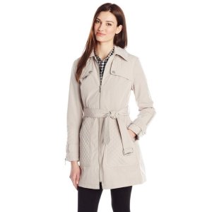 Kenneth Cole Women's Hooded Trench Coat