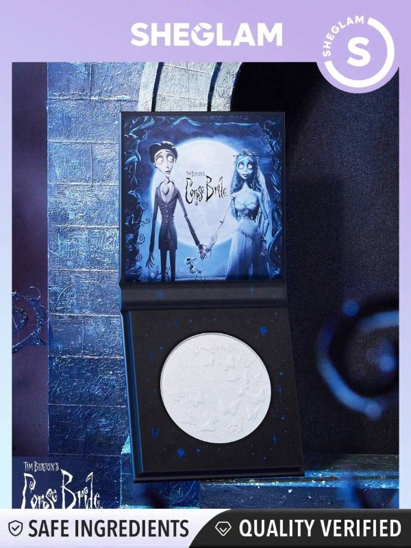 SHEGLAM | Corpse Bride Beaming Butterfly Highlighter Blue White Gothic Highlighter | SHEIN USA