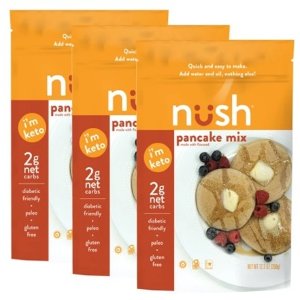 Nush Keto Pancake Mix, 3-Pack