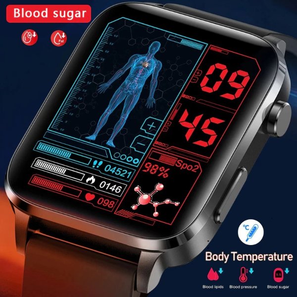 33.79US $ 83% OFF|2023 New Blood Sugar Smart Watch Men Sangao Laser Treat Health Heart Rate Blood Pressure Sport Smartwatch Women Glucometer Watch - Smart Watches - AliExpress