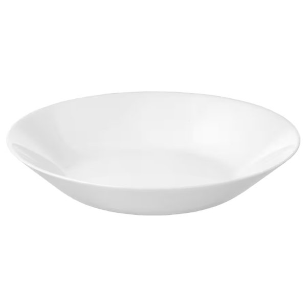 OFTAST Deep plate/bowl, white - IKEA