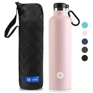 FJbottle Insulated Water Bottle 34 oz with Durable Carry Case