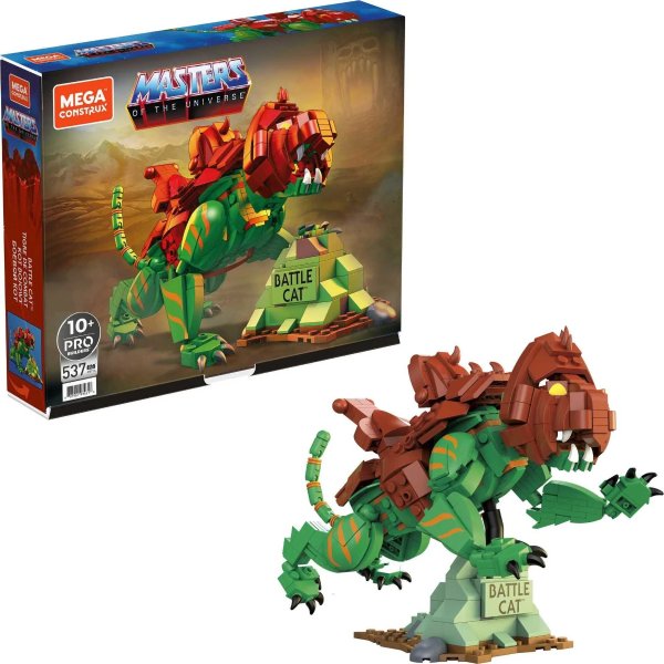 Masters of the Universe Battle Cat Building Kit with Accessories (537 Pieces)