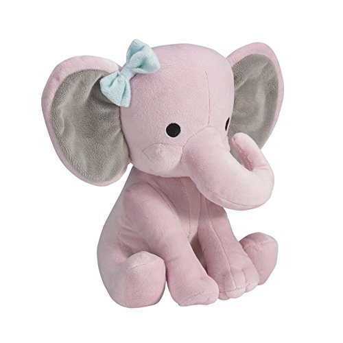粉色大象毛绒玩具