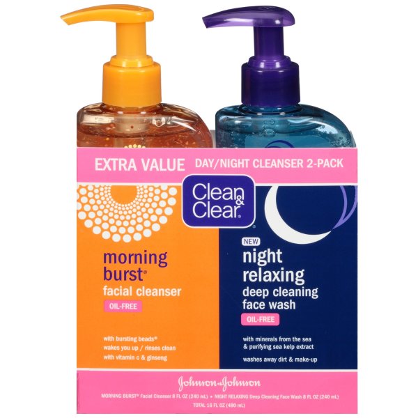 Clean & Clear Day/Night Value Pack, 8 Fl Oz, 2 Ct  by Clean & Clear