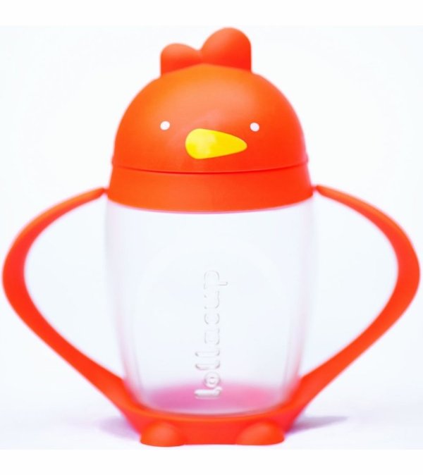 Lollacup Infant & Toddler Straw Cup - Orange