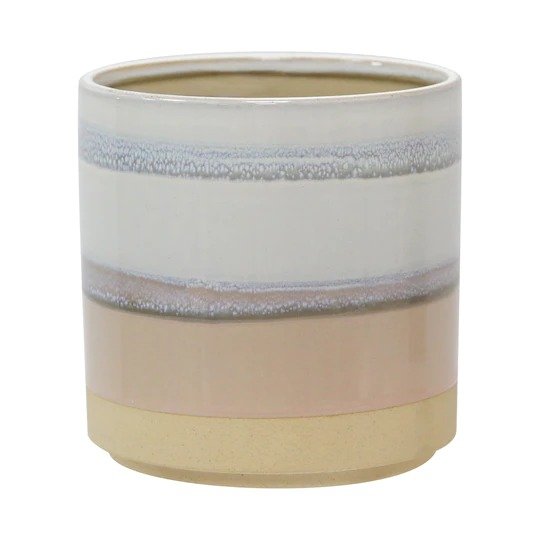 5" Pink Natural Ombre Ceramic Pot by Ashland®