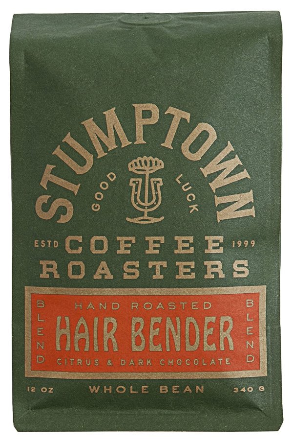 Stumptown Coffee Roasters, Medium Roast Whole Bean Coffee - Hair Bender 12 Ounce
