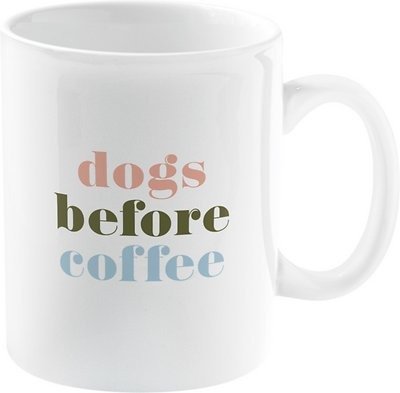 Pet Shop by Fringe Studio "Dogs Before Coffee" Coffee Mug, 15-oz - Chewy.com