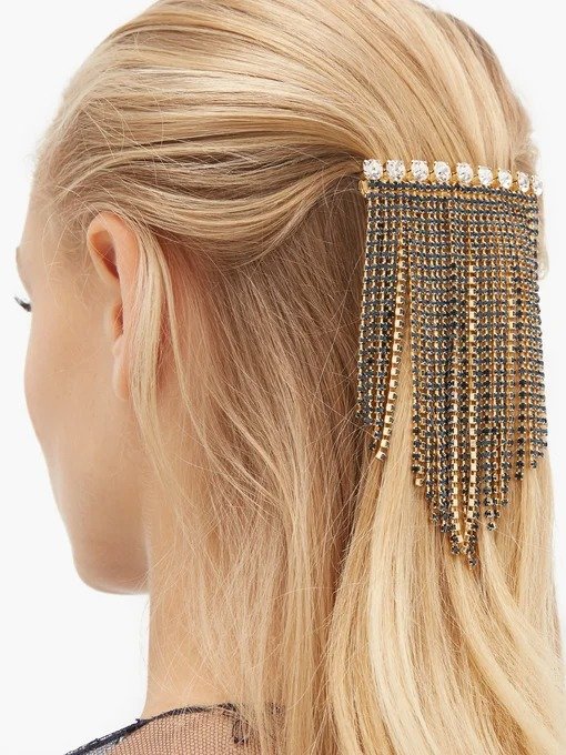 Divinita crystal-embellished hair clip | Rosantica | MATCHESFASHION US