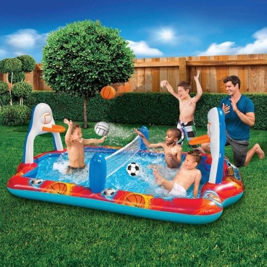 - Sports Arena 4-In-1 Play Center Pool