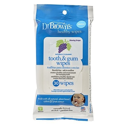 Tooth and Gum Wipes, 30 Count