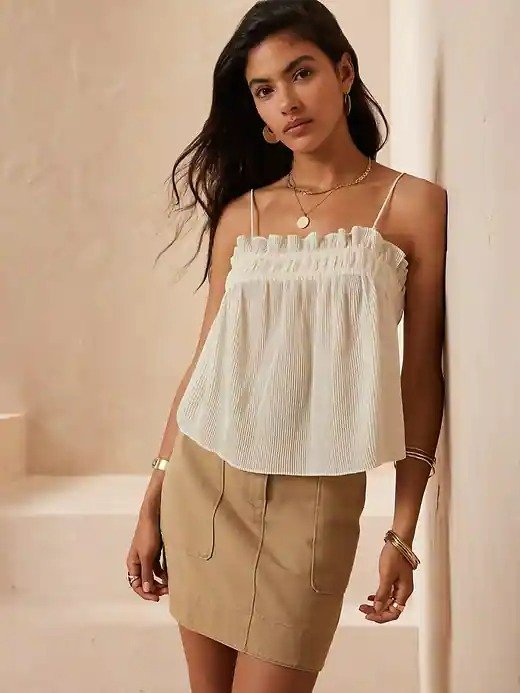 Pleated Camisole