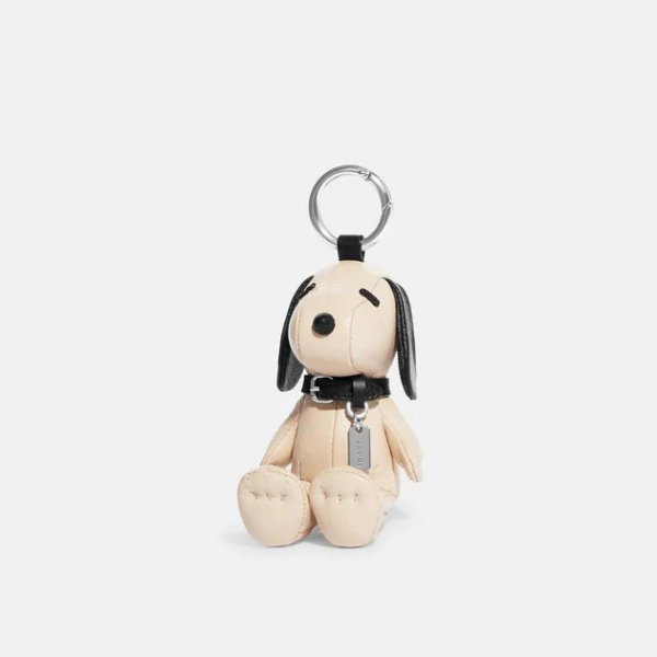X Peanuts Snoopy Collectible Bag Charm With Signature Canvas