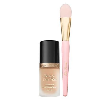 Born this Way Foundation and Brush Duo - 9383148 | HSN