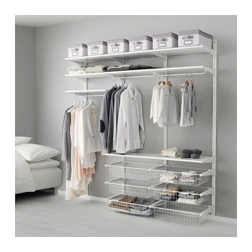 ALGOT Wall upright/shelves/rod - IKEA