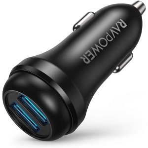 USB Car Charger RAVPower 36W Qc 3.0 Car Quick Charger