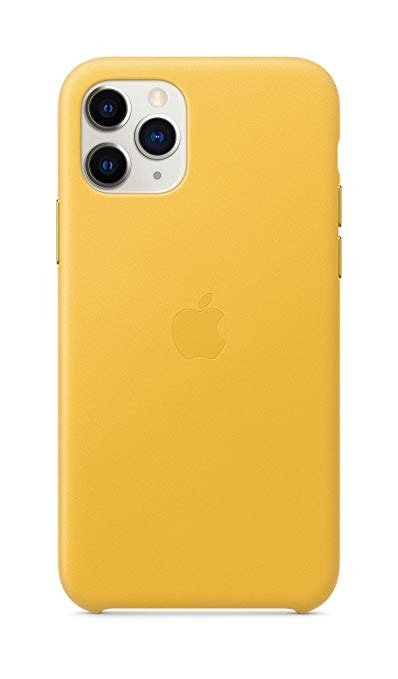 IPhone 11 pro 官方皮革保护壳 黄色