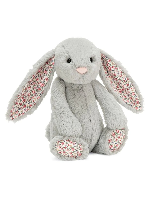 Blossom Silver Bunny Plush Toy