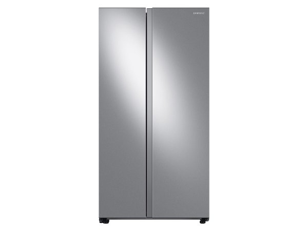 23 cu. ft. Smart Counter Depth Side-by-Side Refrigerator in Stainless Steel Refrigerators - RS23A500ASR/AA | Samsung US