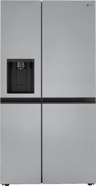 - 27.2 Cu. Ft. Side-by-Side Refrigerator with SpacePlus Ice - Stainless steel