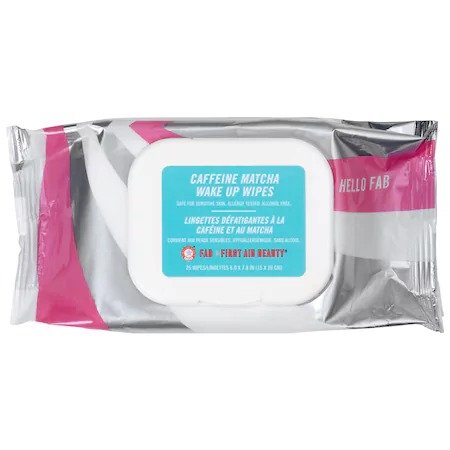 Hello FAB Caffeine Matcha Wake Up Wipes