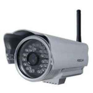 Foscam FI8904W Outdoor Wireless IP Camera, Silver