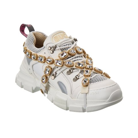 GucciFlashtrek Leather & Mesh Sneaker