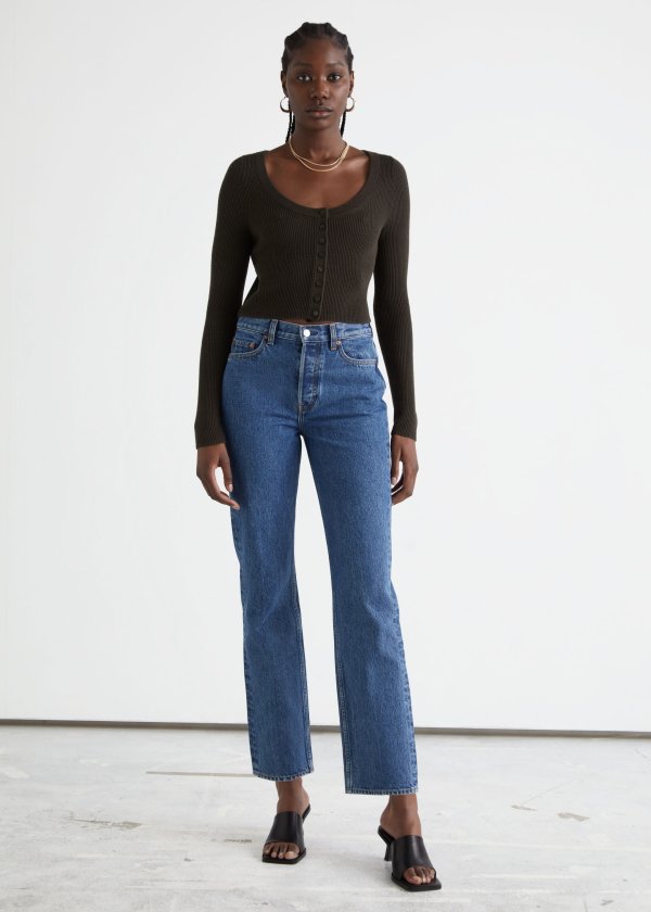 Keeper Cut Cropped Jeans
