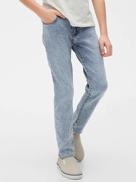 Kids Lightweight Slim Taper Jeans with Stretch