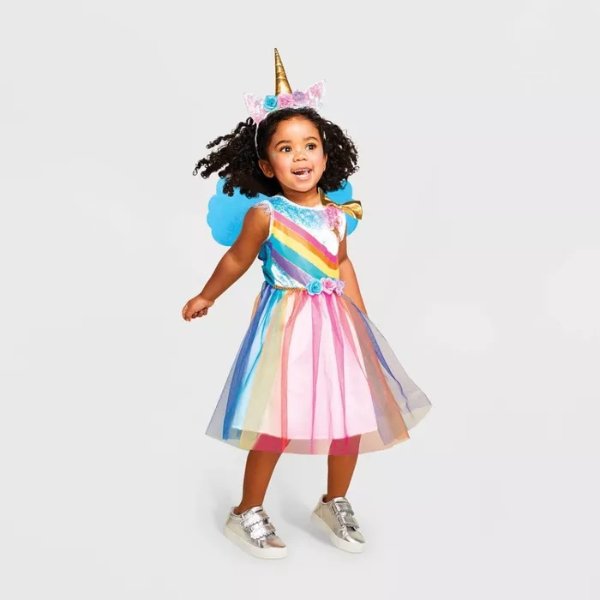 Toddler Rainbow Unicorn Halloween Costume - Hyde & EEK! Boutique™