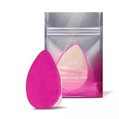 POWER POCKET PUFF Dual-Sided Powder Puff for Setting and Baking