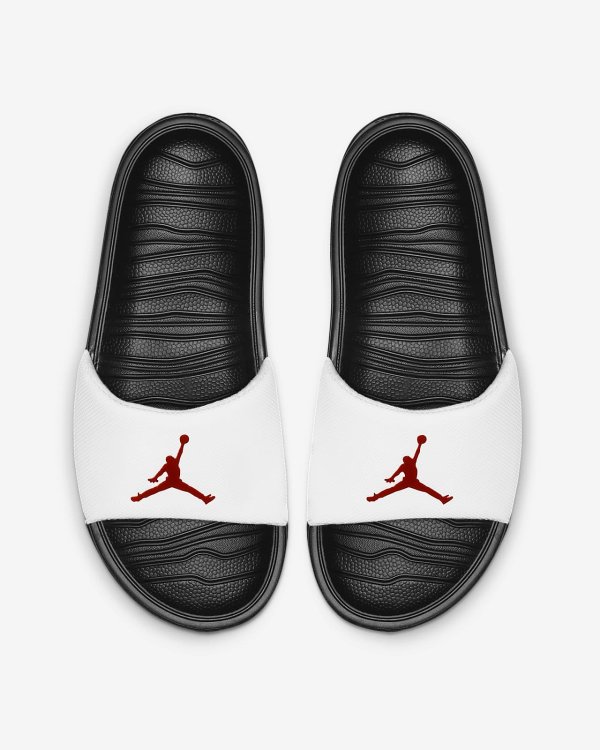 Jordan 白色拖鞋