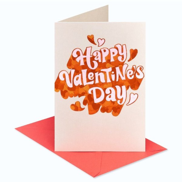 Valentine&#39;s Day Cards &#39;Happy Valentines Dayentines Day&#39; Lettering