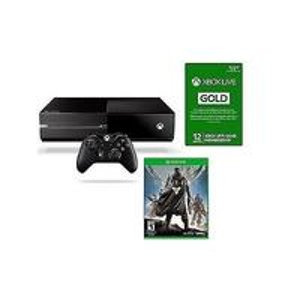 Xbox One Console With 12 MONTH Live Card & Destiny