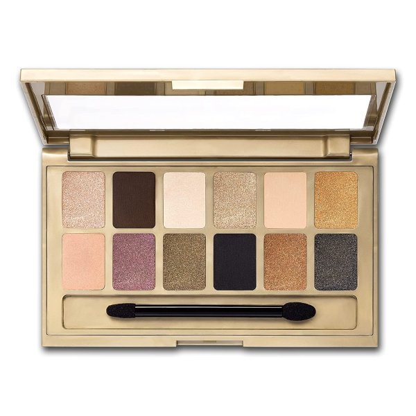The 24K Nudes Gold Eyeshadow Palette, 12 Shades