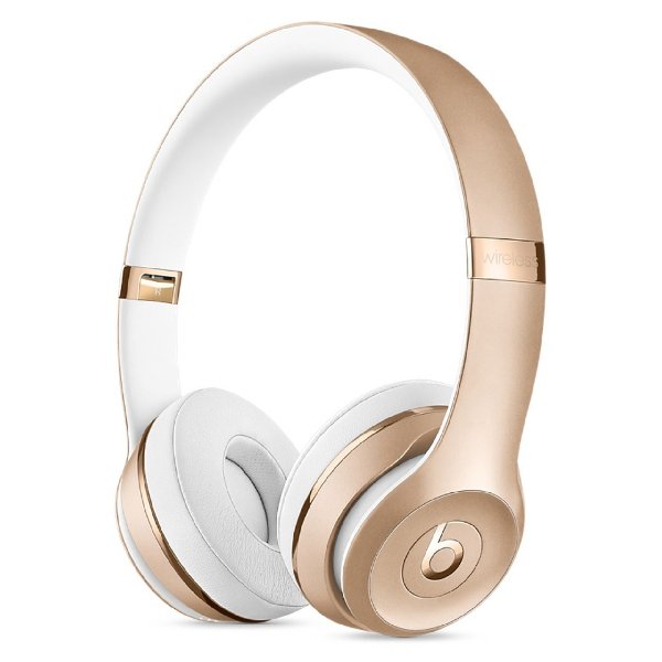 Solo3 Wireless Bluetooth On-Ear Headphones - Gold