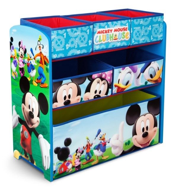 Mickey Mouse Multi-Bin Toy Organizer by Delta Children