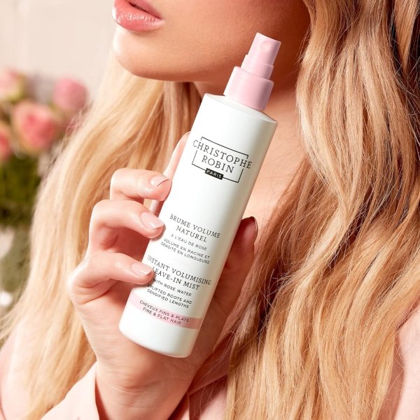 Instant Volumising Mist with Rose Water for Thin, Fine, and Flat Hair 5 fl. oz
