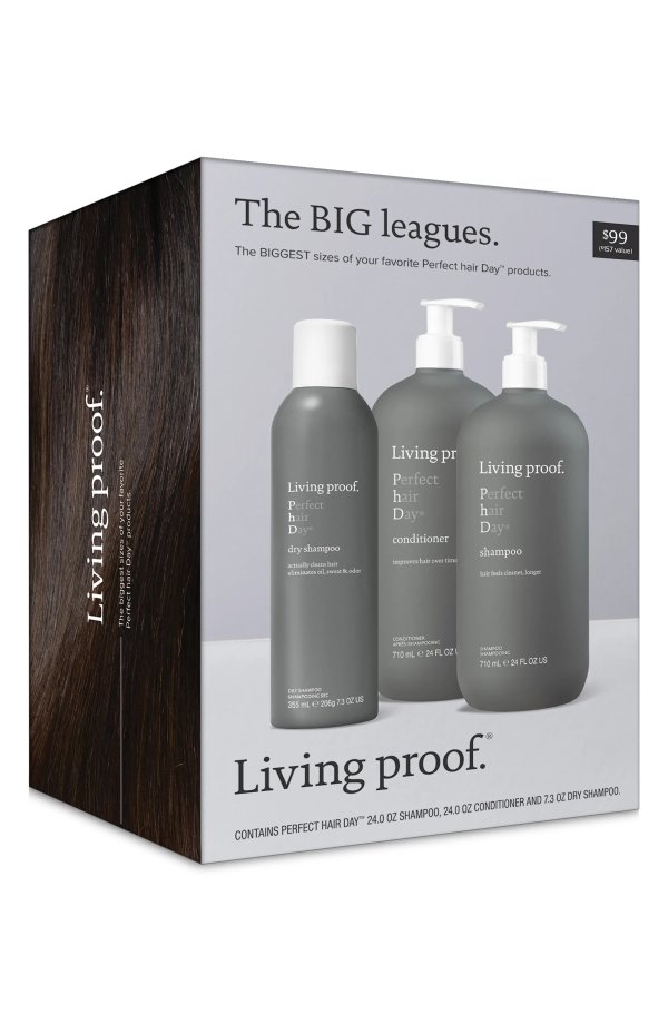 Jumbo Size Perfect hair Day™ Shampoo, Conditioner & Dry Shampoo Set