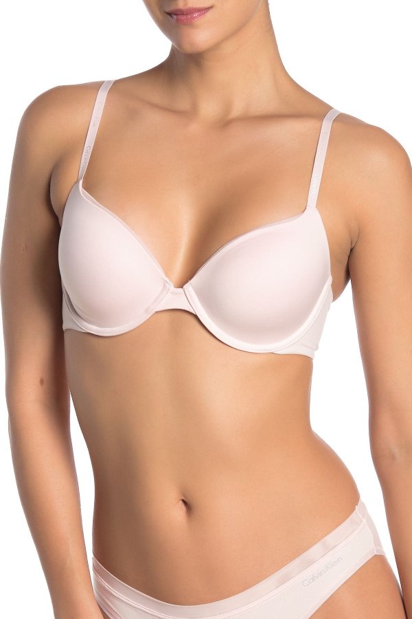 Convertible Strap Lightly Lined Demi Bra(Regular & Plus Size, A-DDD Cups)