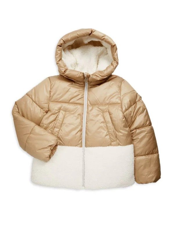 Girl’s Colorblock Puffer Jacket