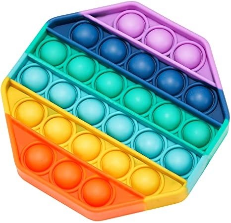 Pop Fidget Toy Push pop pop Bubble Fidget Sensory Toys for Autistic Silicon Stress Reliever Toy Autism Special Needs Stress Squeeze Toys