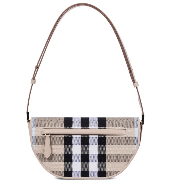 Olympia Small checked shoulder bag