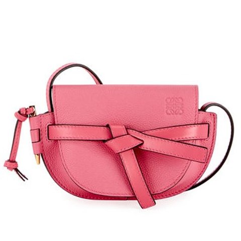 LoeweGate Mini Grain Leather Shoulder Bag
