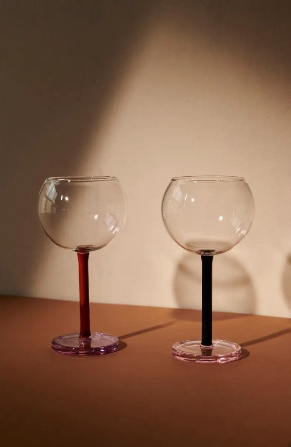 Bilboquet Set of 2 Wine Glasses