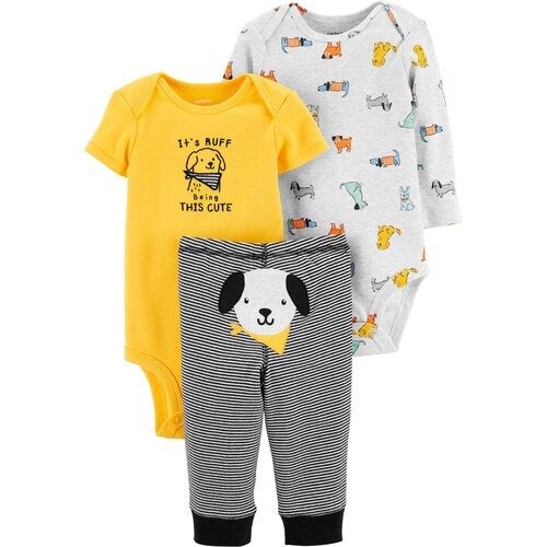 Baby Boy Carter's Dog Bodysuits & Pants Set
