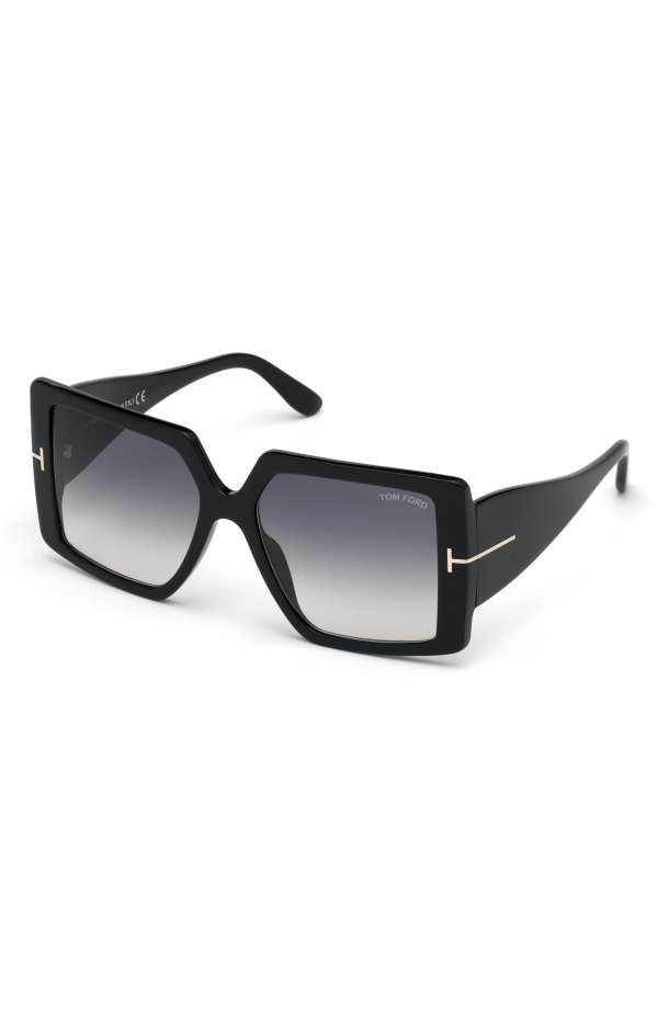 Quinn 57mm Gradient Square Sunglasses